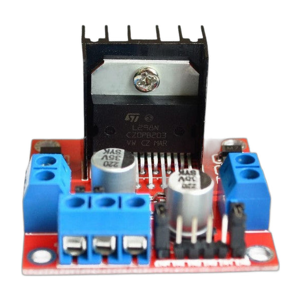 L298N Dual H-Bridge DC Motor Driver - 2x2A - circuit.rocks