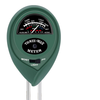 3 In 1 Soil Instrument Gardening Soil Tester Hygrometer Measuring Ph Mete - photo 6