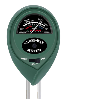 3 in 1 Soil Instrument Gardening Soil Tester Hygrometer / Measuring PH Meter / Illuminance