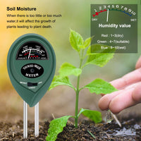 3 In 1 Soil Instrument Gardening Soil Tester Hygrometer Measuring Ph Mete - photo 4