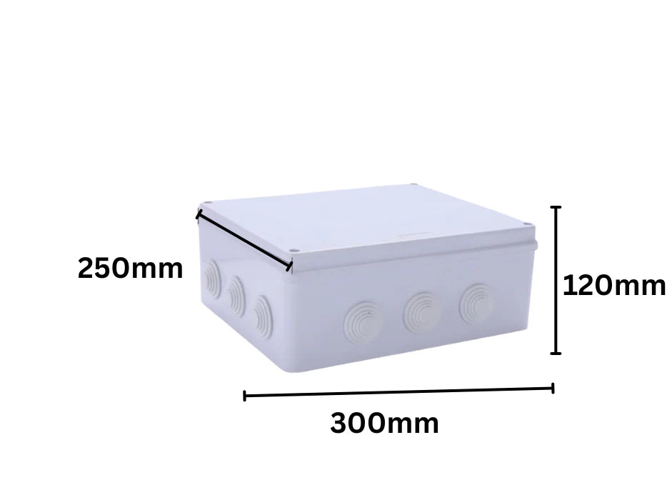 Waterproof Junction Box – IP55 and IP65 Electrical Cable Enclosure, ABS Plastic Dustproof Outdoor Case
