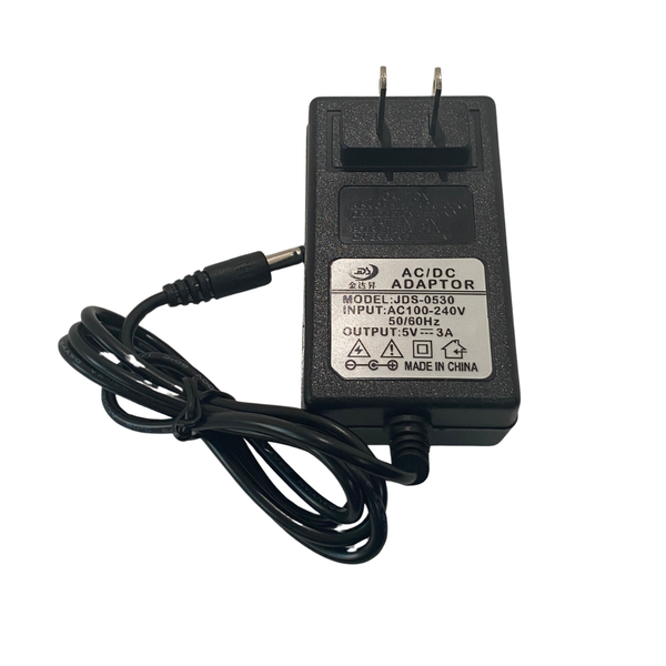 AC/DC 5V 3A Wall Power Adapter - 5.5/2.1mm