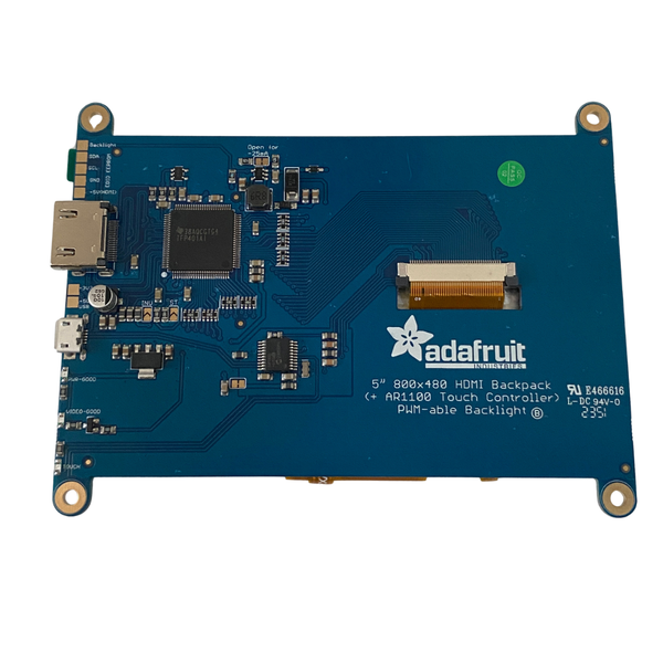 Adafruit HDMI 5" 800×480 Display Backpack with Resistive Touchscreen