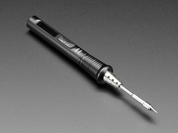 Miniware TS80P smart USB-C soldering iron angled view