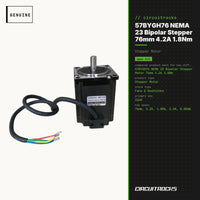 57BYGH76 NEMA 23 Bipolar Stepper 76mm 4.2A 1.8Nm - genuine, circuit.rocks