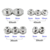 GT2 Timing Pulley 2Gt Bore Aluminium Gear Teeth - circuitrocks
