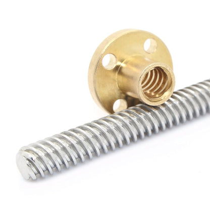 Lead Screw T8 380mm Stainless Steel with Brass Nut