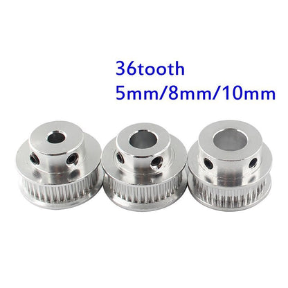 GT2 Timing Pulley 2Gt Bore Aluminium Gear Teeth