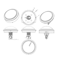 Big Round Push Button LED With Microswitch For Diy Arcade Game Machine 100Mm - circuitrocks