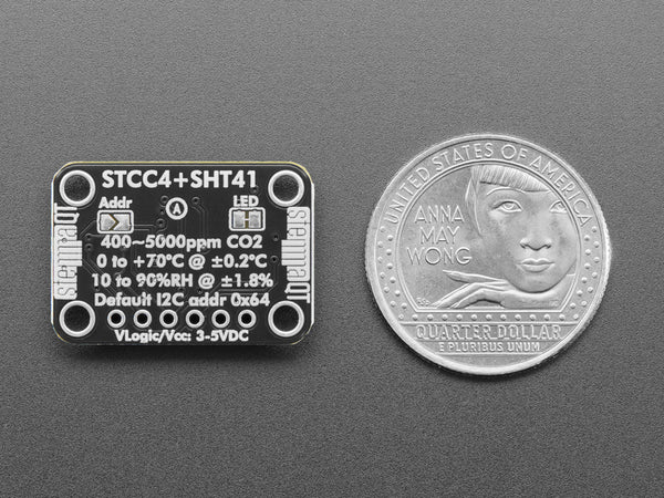 Adafruit STCC4 and SHT41 - CO2, Temperature & Humidity Sensor - STEMMA QT / Qwiic