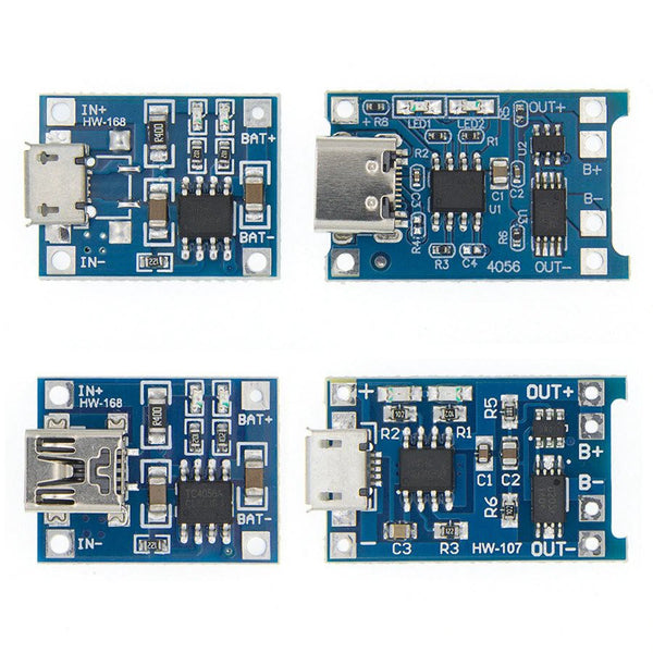 TP4056 Protection Dual Functions 5V 1A 18650 Lithium Battery Charging Board - circuitrocks