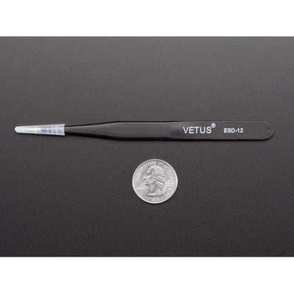 Tweezers ESD safe 135mm Vetus