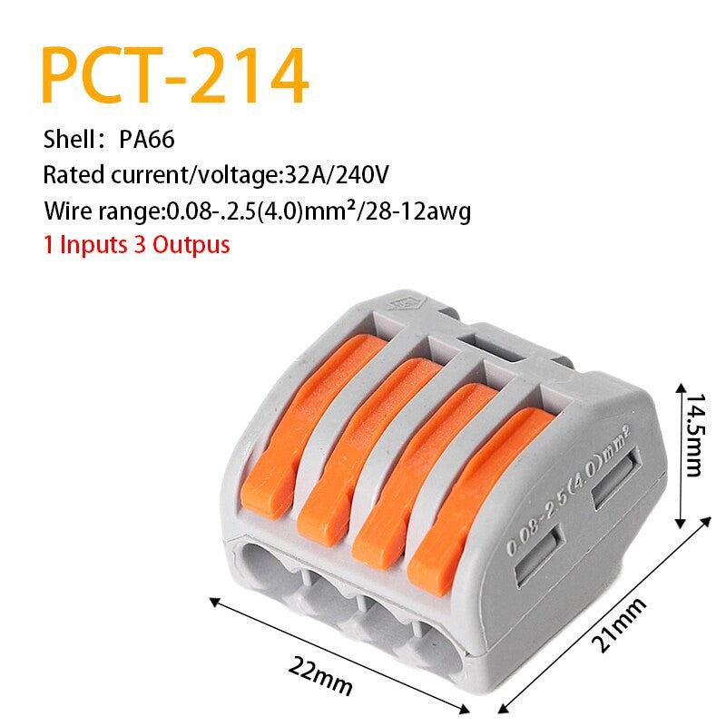 Mini Universal PCT Compact Lever Connectors