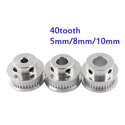 GT2 Timing Pulley 2Gt Bore Aluminium Gear Teeth