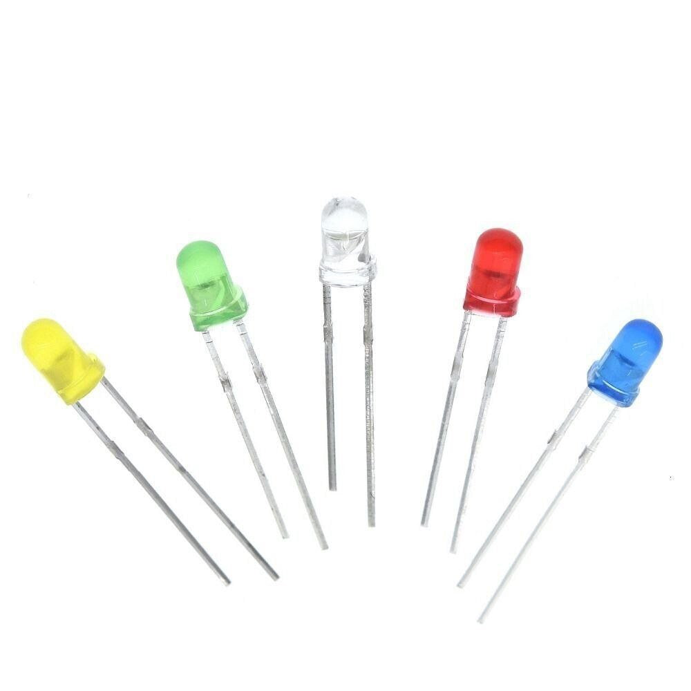 Led 3mm 5Pcs - circuitrocks
