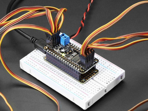 8-Channel PWM or Servo FeatherWing Add-on For All Feather Boards - circuitrocks