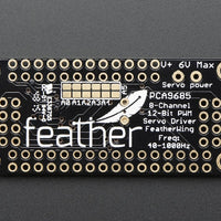 8-Channel PWM or Servo FeatherWing Add-on For All Feather Boards - circuitrocks