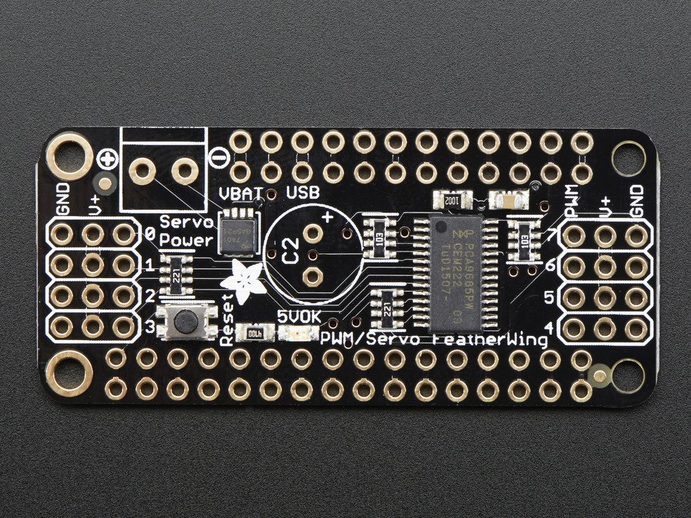 8-Channel PWM or Servo FeatherWing Add-on For All Feather Boards