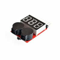 LiPo Battery Tester & Low Voltage Buzzer 1S to 8S - circuitrocks