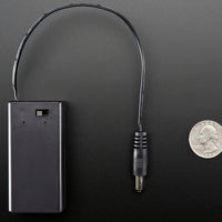 9V Battery Holder With Switch 5 5Mm 2 1Mm Plug - photo 1