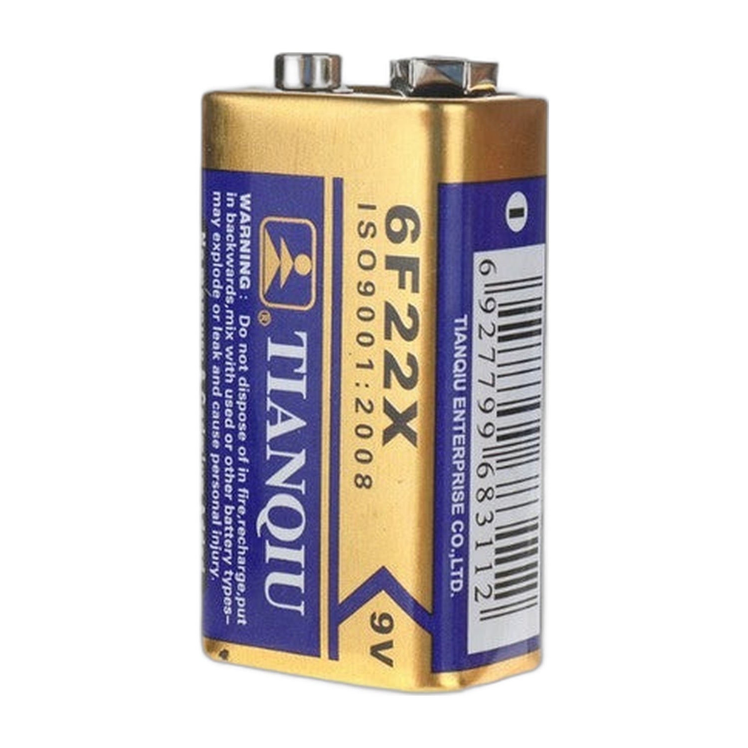 SparkFun 9V Alkaline Battery - PP3 Single Cell - circuit.rocks