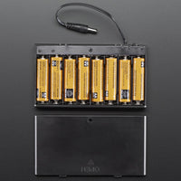 AA battery 8 x holder with 5.5mm-2.1mm Plug and On-Off Switch - circuitrocks
