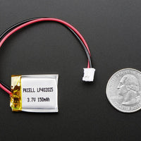 Battery Lithium Ion Polymer 3.7v 150mAh - circuitrocks