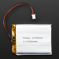 Battery Lithium Ion Polymer 3.7v 2500mAh - circuitrocks
