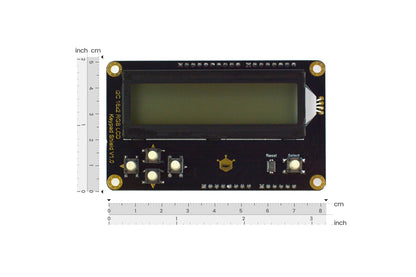 I2C RGB Backlight LCD 16x2 Display Module for Arduino (Black Text)