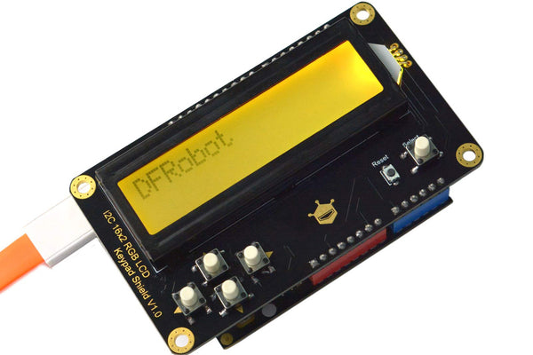 I2C RGB Backlight LCD 16x2 Display Module for Arduino (Black Text) - circuitrocks