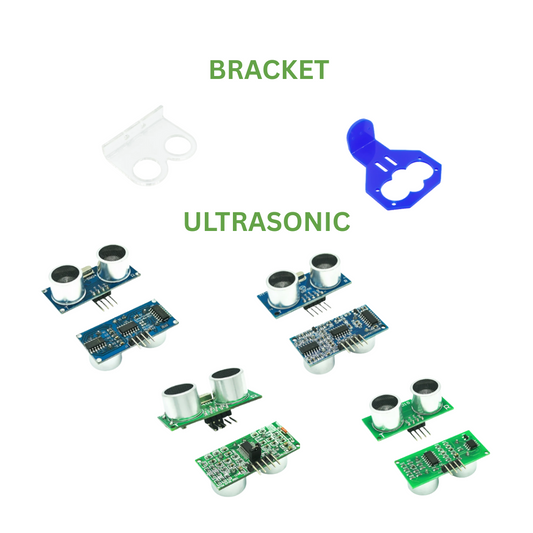 Ultrasonic Ranging Sensor HC-SR04 and Bracket For Distance Sensors in Arduino