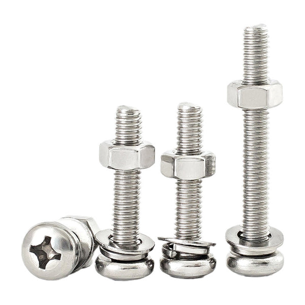 Screw M2 Button-Head + Hex Nut 10pcs