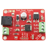 Fixed Dual-Voltage  5.0V and 3.3V Power Supply Board - circuitrocks