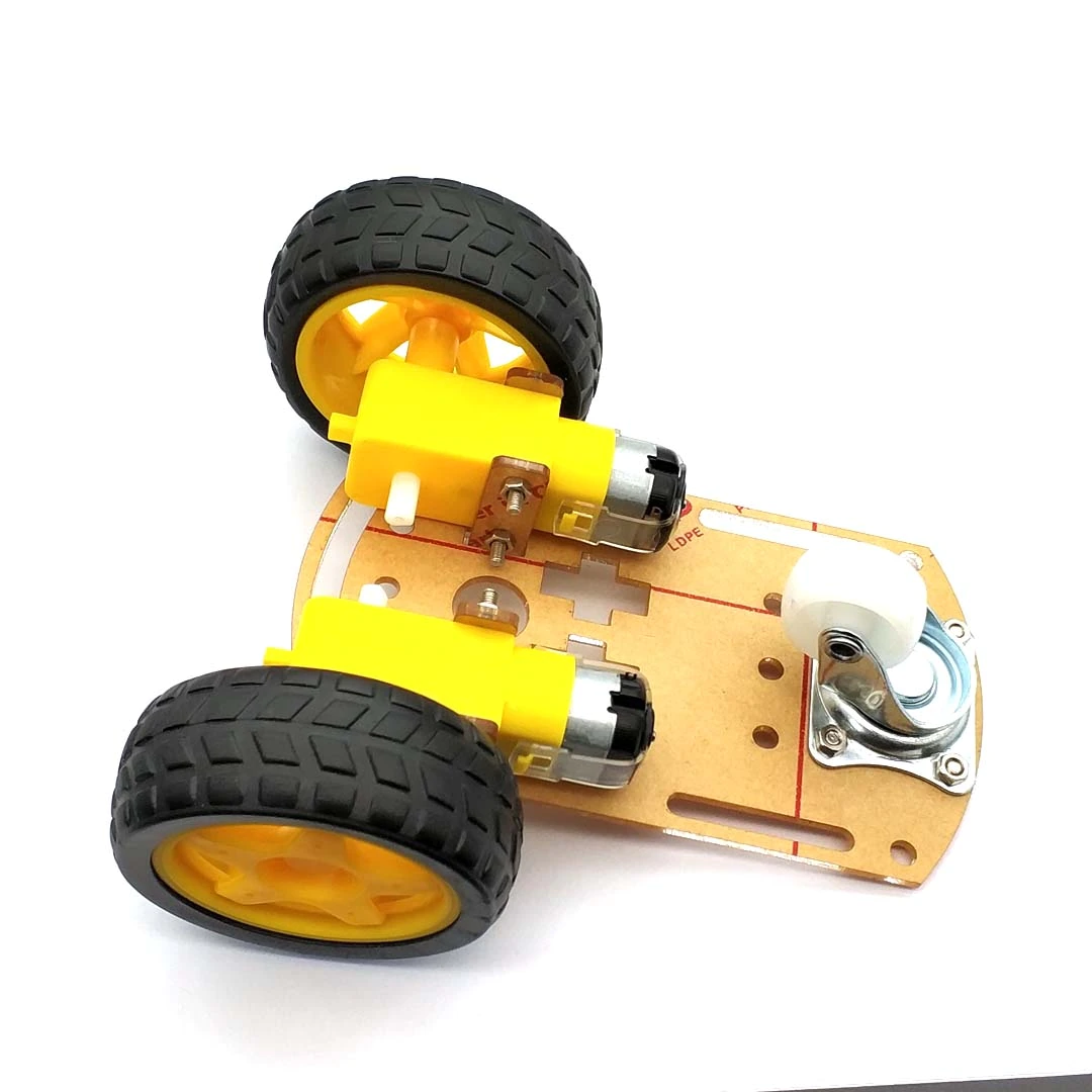 Smart Robot Car 2WD Motor Chassis /Tracing Remote Control Two-wheel Drive Three-wheel Universal