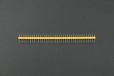 Headers 0.1″ 2.54 mm Arduino Male Pin Straight Yellow 5PCS