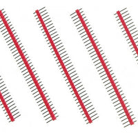 Headers 0.1″ 2.54 mm Arduino Male Pin Straight Red 5PCS - circuitrocks