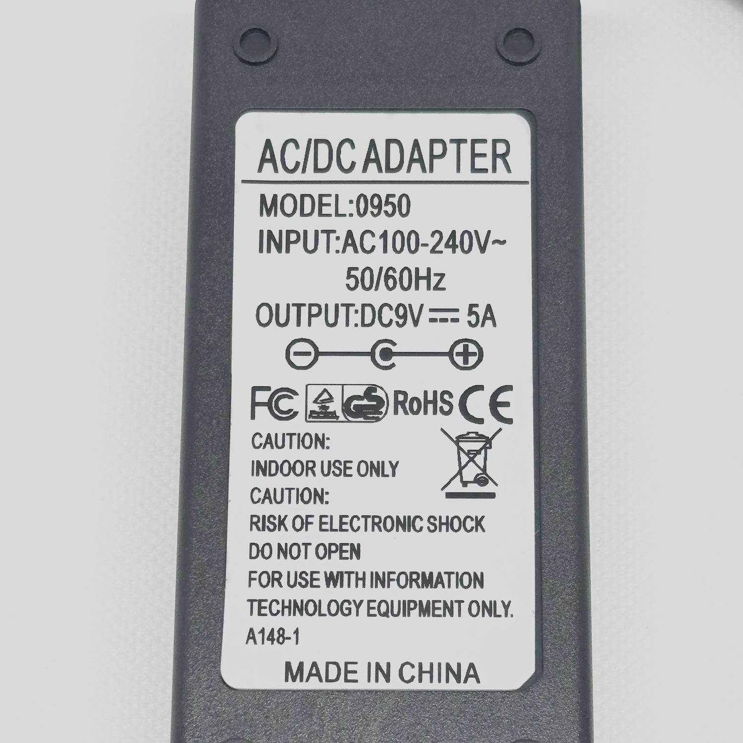 Wall Power Adapter 9VDC 5A