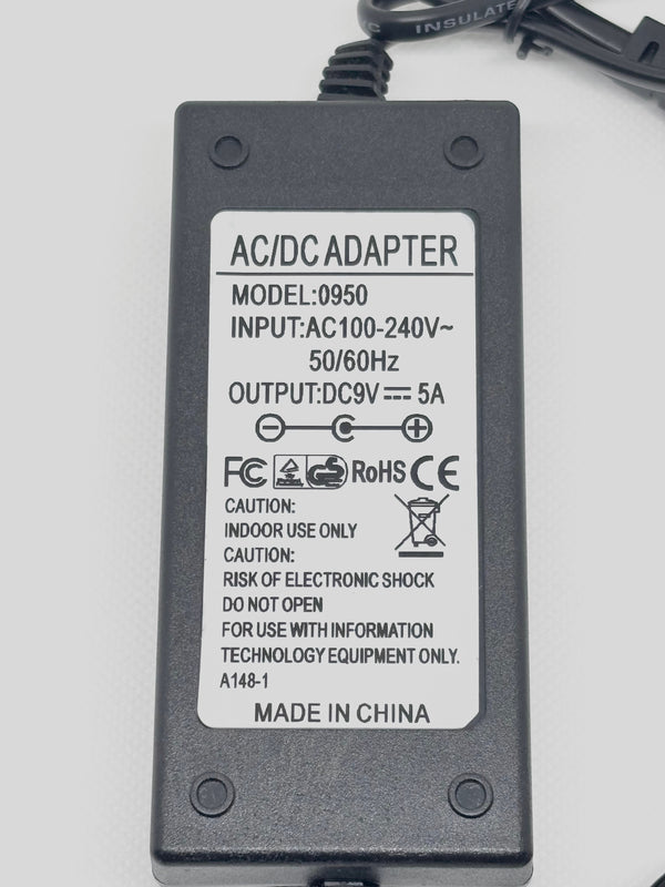 Wall Power Adapter 9VDC 5A