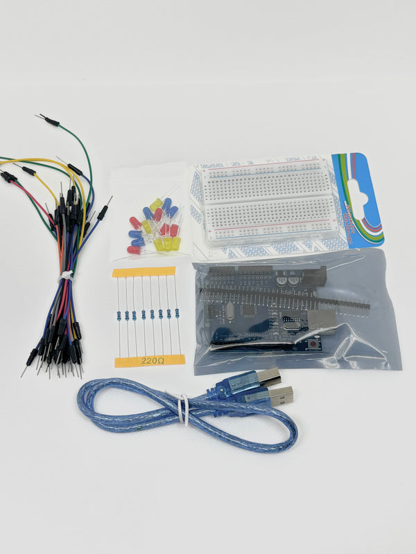 Uno R3 Starter Kit with Breadboard Cable LED
