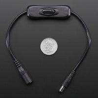 In-line power switch for 2.1mm barrel jack - circuitrocks