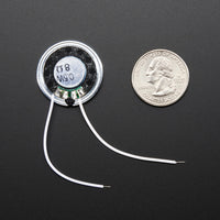 Mini Metal Speaker w/ Wires 8 ohm 0.5W - circuitrocks