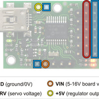 Micro Maestro 6-Channel USB Servo Controller (Assembled) - Pololu image 2