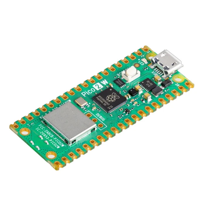 Raspberry Pi Pico 2 W - RP2350 MCU with WiFi & Bluetooth