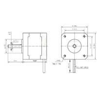 Stepper Motor: Bipolar, 200 Steps/Rev, 42×38mm, 2.8V, 1.7 A/Phase - Pololu image 3