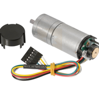 4.4:1 Metal Gearmotor 25Dx63L mm HP 12V with 48 CPR Encoder - Pololu image 2