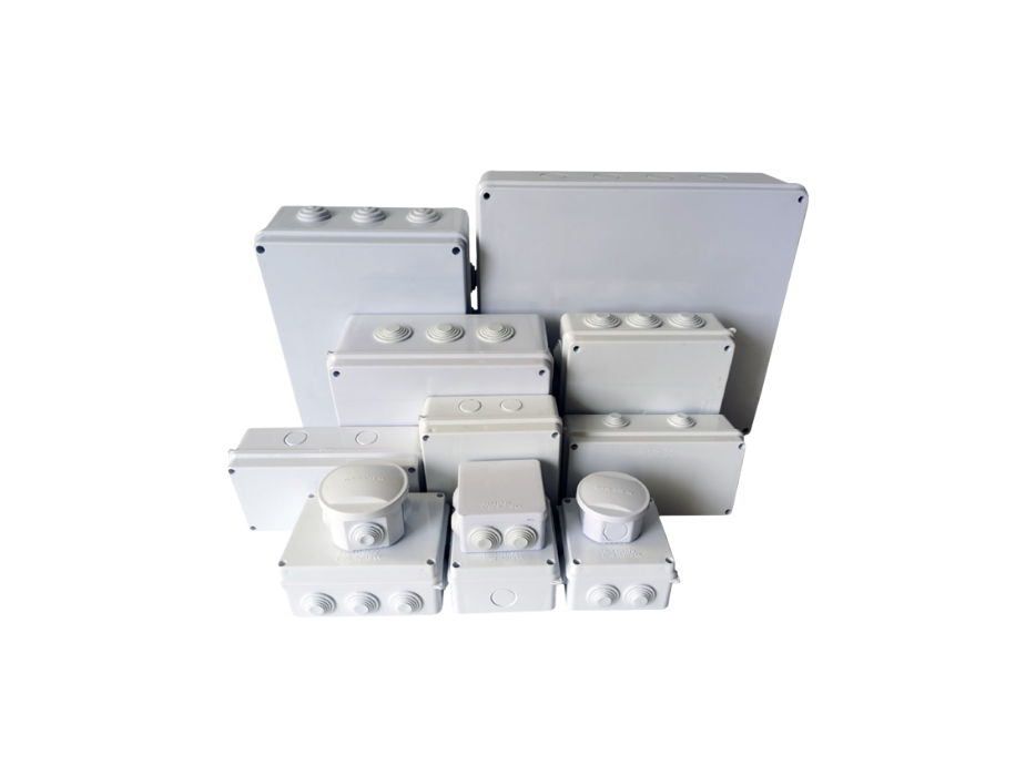Waterproof Junction Box – IP55 and IP65 Electrical Cable Enclosure, ABS Plastic Dustproof Outdoor Case