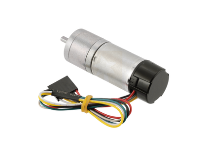4.4:1 Metal Gearmotor 25Dx63L mm HP 12V with 48 CPR Encoder