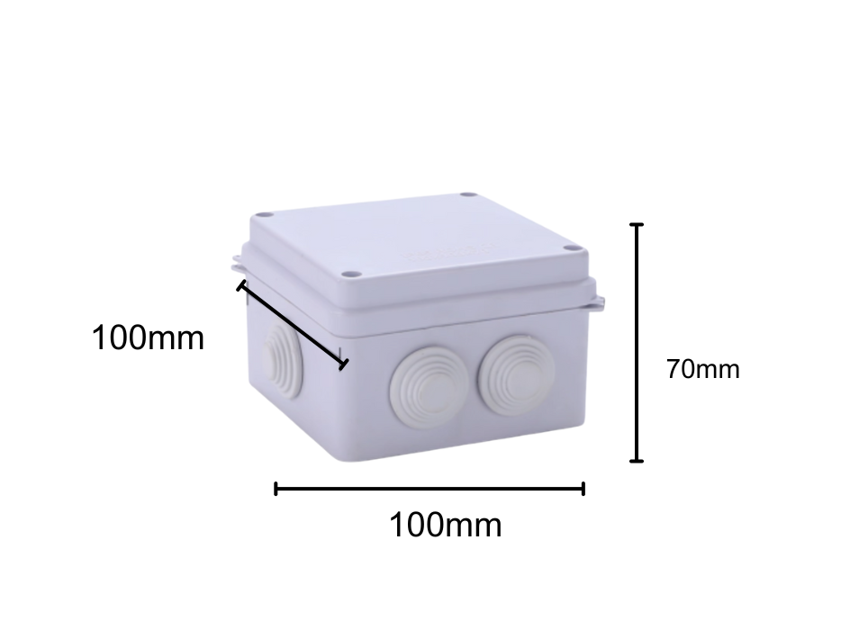 Waterproof Junction Box – IP55 and IP65 Electrical Cable Enclosure, ABS Plastic Dustproof Outdoor Case