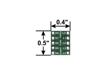 Logic Level Shifter, 4-Channel, Bidirectional - Pololu image 4