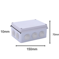 Waterproof Junction Box – IP55 and IP65 Electrical Cable Enclosure, ABS Plastic Dustproof Outdoor Case - circuitrocks